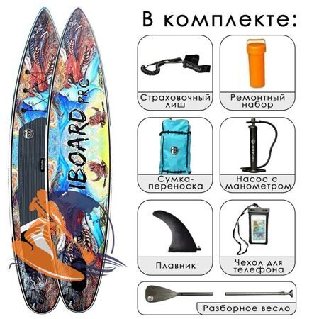 Сап доска универсальная iBoard pro 12'6 Indiana